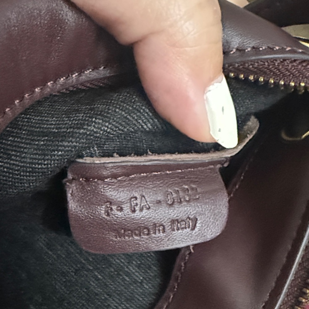 TrioFlap Crossbody Bag in Deep Plum - Picture 15 of 15
